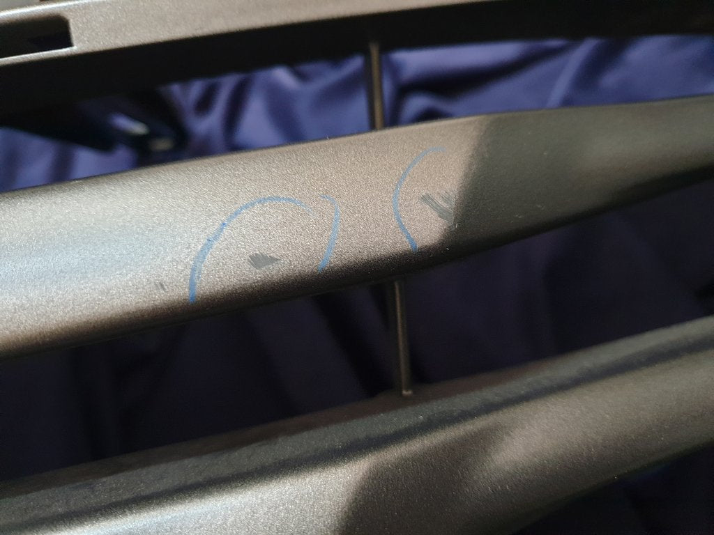 Toyota Hilux Radiator Grille - Scratches and scuffs