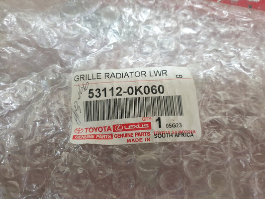 Toyota Hilux Front Bumper Lower Grille