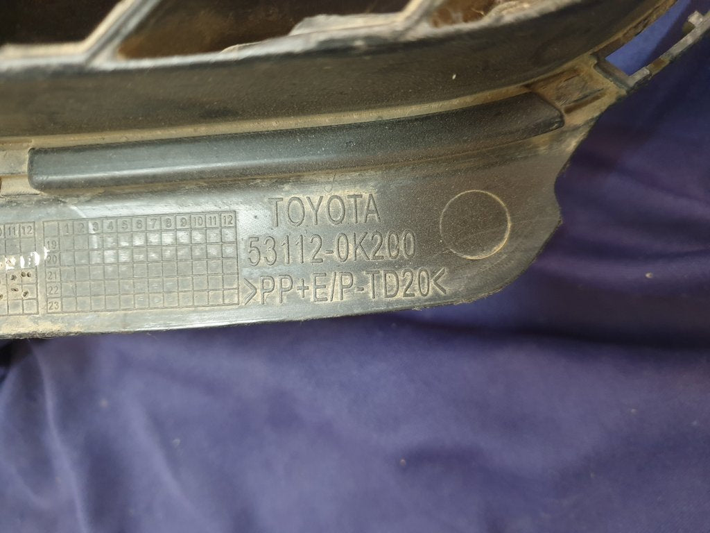 Toyota Fortuner Front Bumper Lower Grille