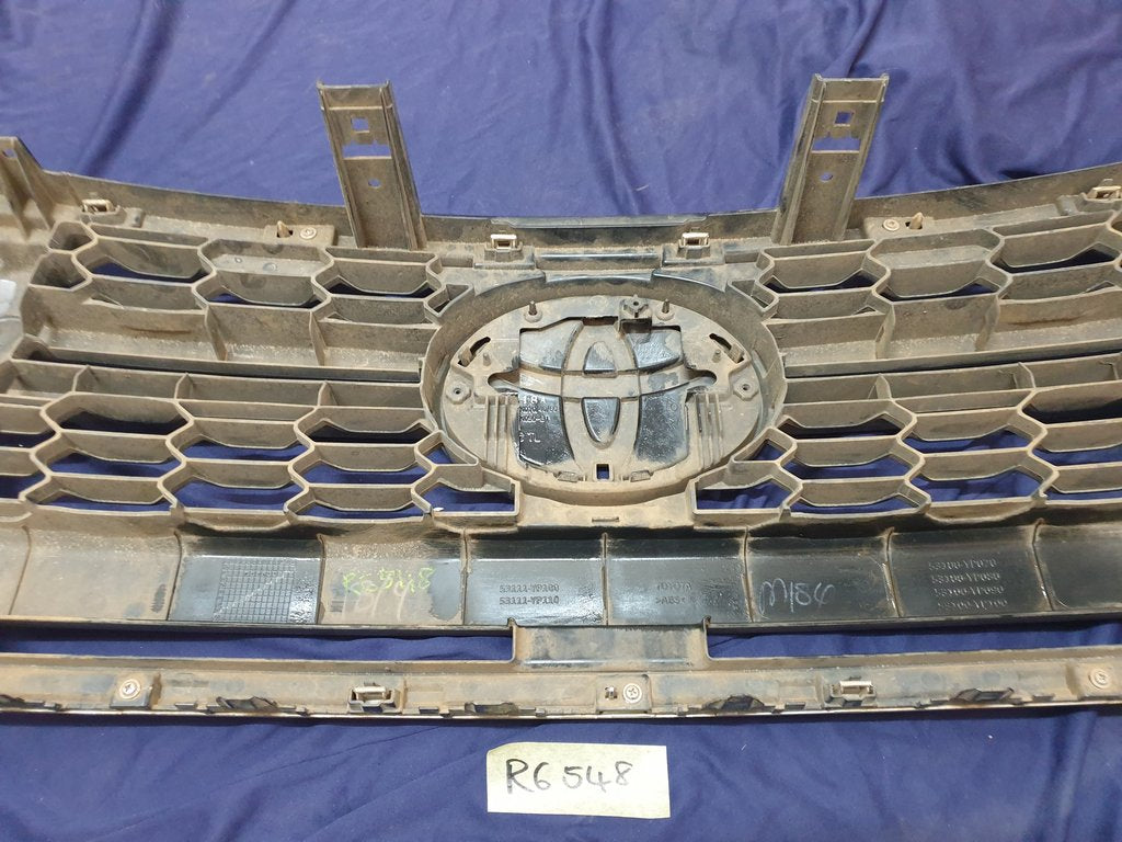 Toyota Hilux Radiator Grille - Light Wear and Tear, Broken clips