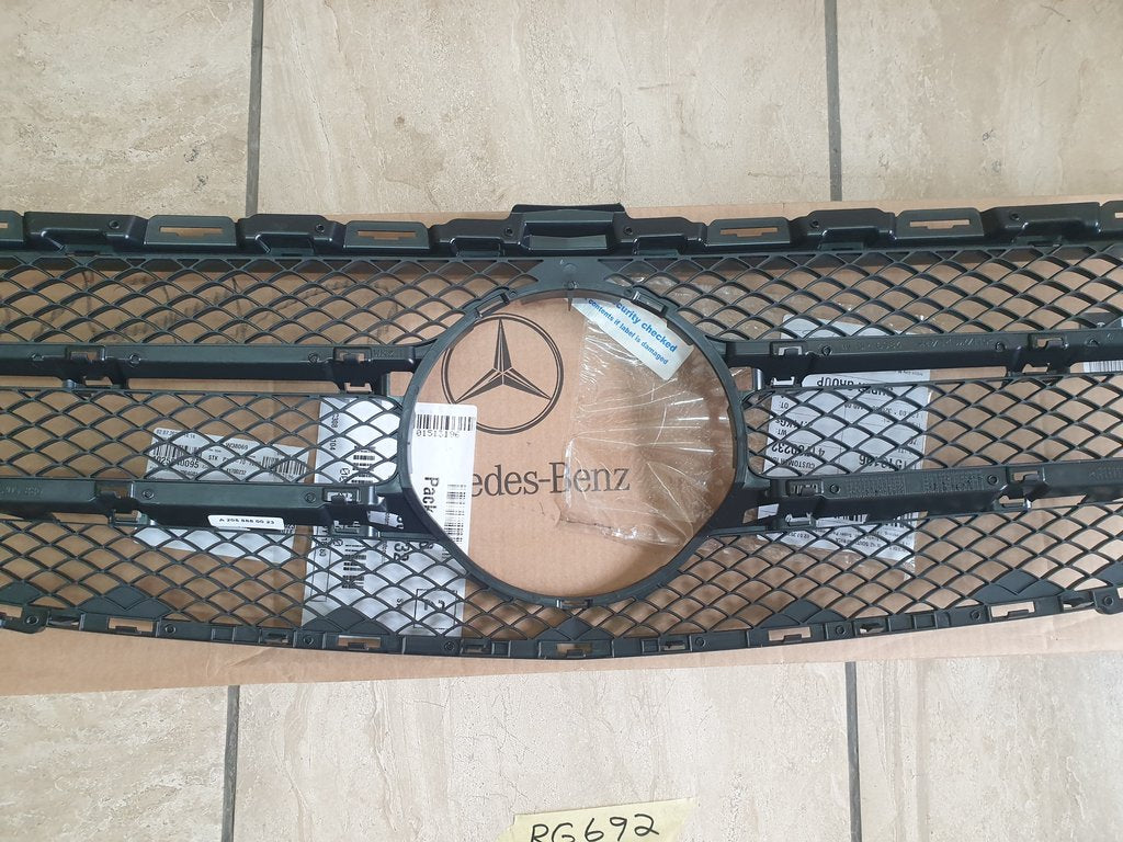 Mercedes-Benz C-Class W205, C180, C250, 2015, 2016, 2017, 2018, 2019 Radiator Grille