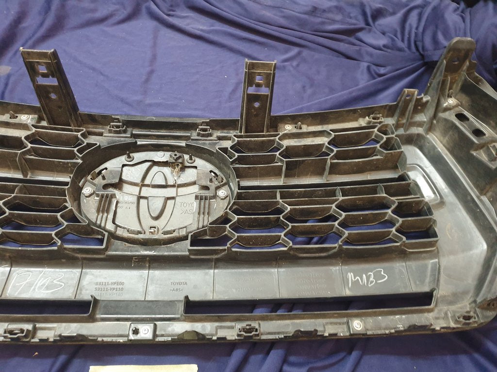 Toyota Hilux Radiator Grille - Chrome Scratches, Deep Scuffs