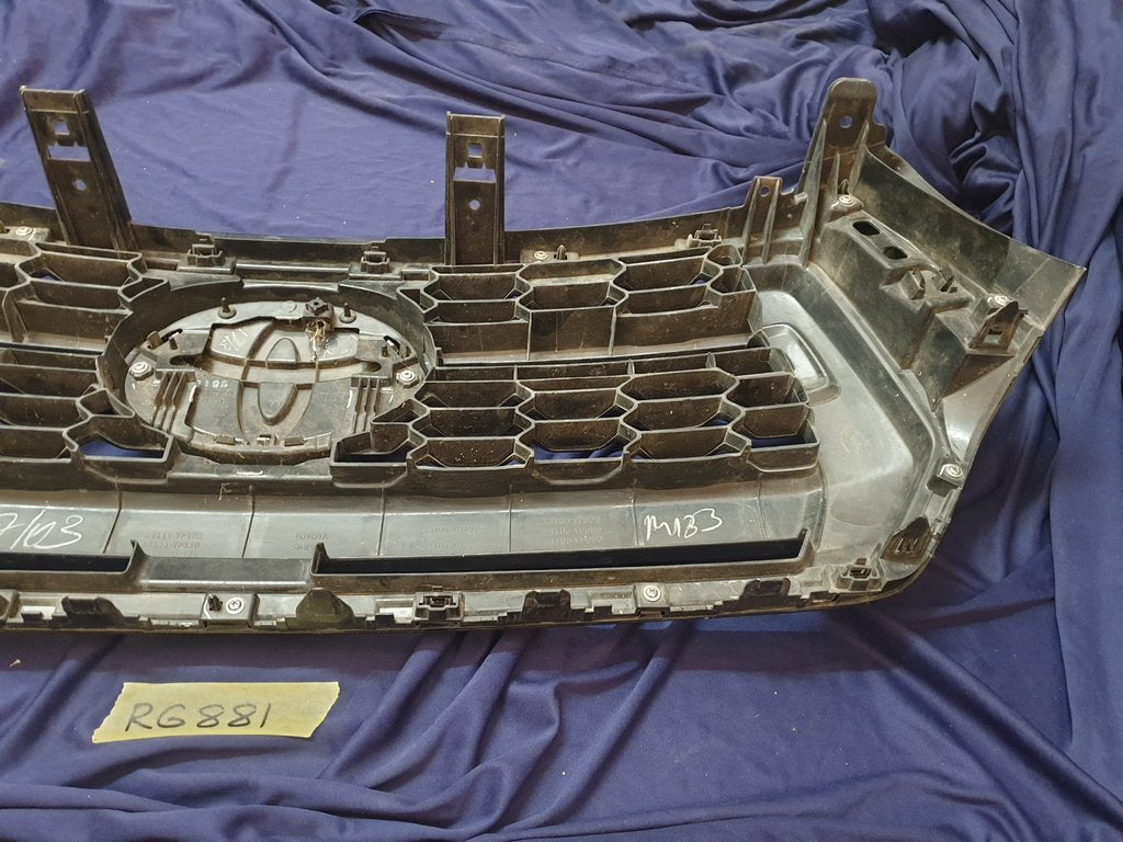 Toyota Hilux Radiator Grille - Chrome Scratches, Deep Scuffs