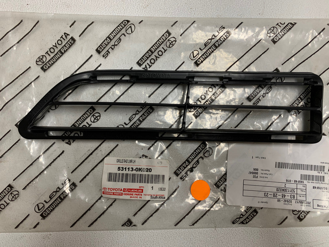 Toyota Hilux 2021 Lower Left Bumper Grille Panel