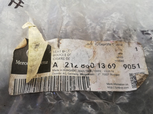 Mercedes-Benz G-Class W463, G500-G65 AMG 2017 Left Seat Belt Buckle