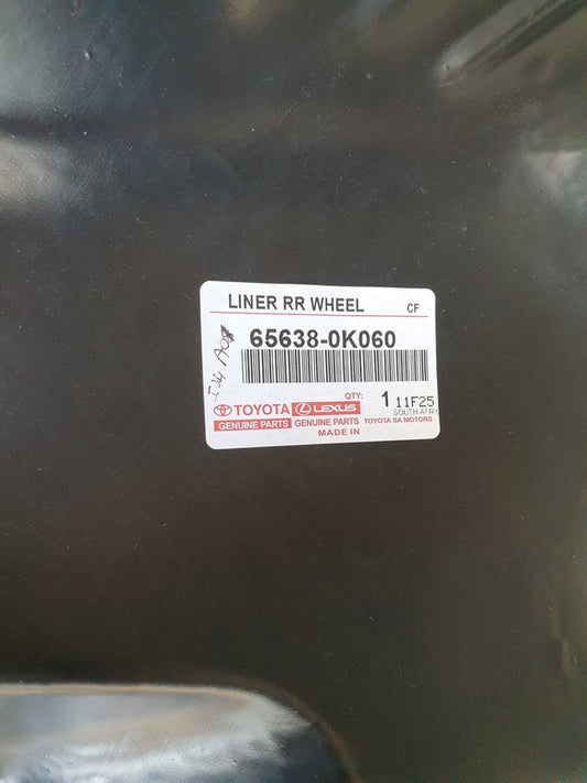 Toyota Hilux D4D 2008, 2009, 2010, 2011 Left Rear Fender Liner