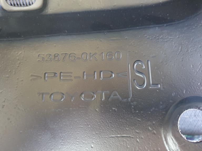 Toyota Fortuner 2011, 2012, 2013, 2014, 2015 Left Front Fenderliner