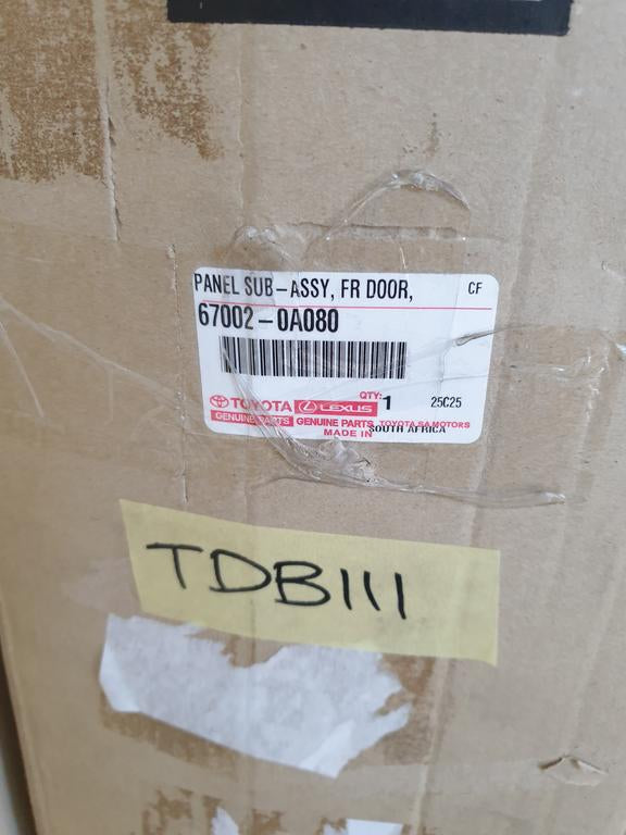 Toyota Corolla Cross 2021, 2022, 2023, 2024 Right Front Driver Door