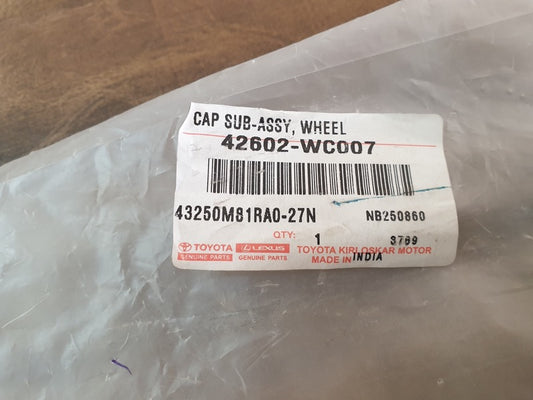 Original New Toyota Vitz 2023 Wheel Hub Cover