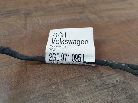 Original Used Volkswagen Polo Front Bumper Parking PDC Sensor Wiring Harness