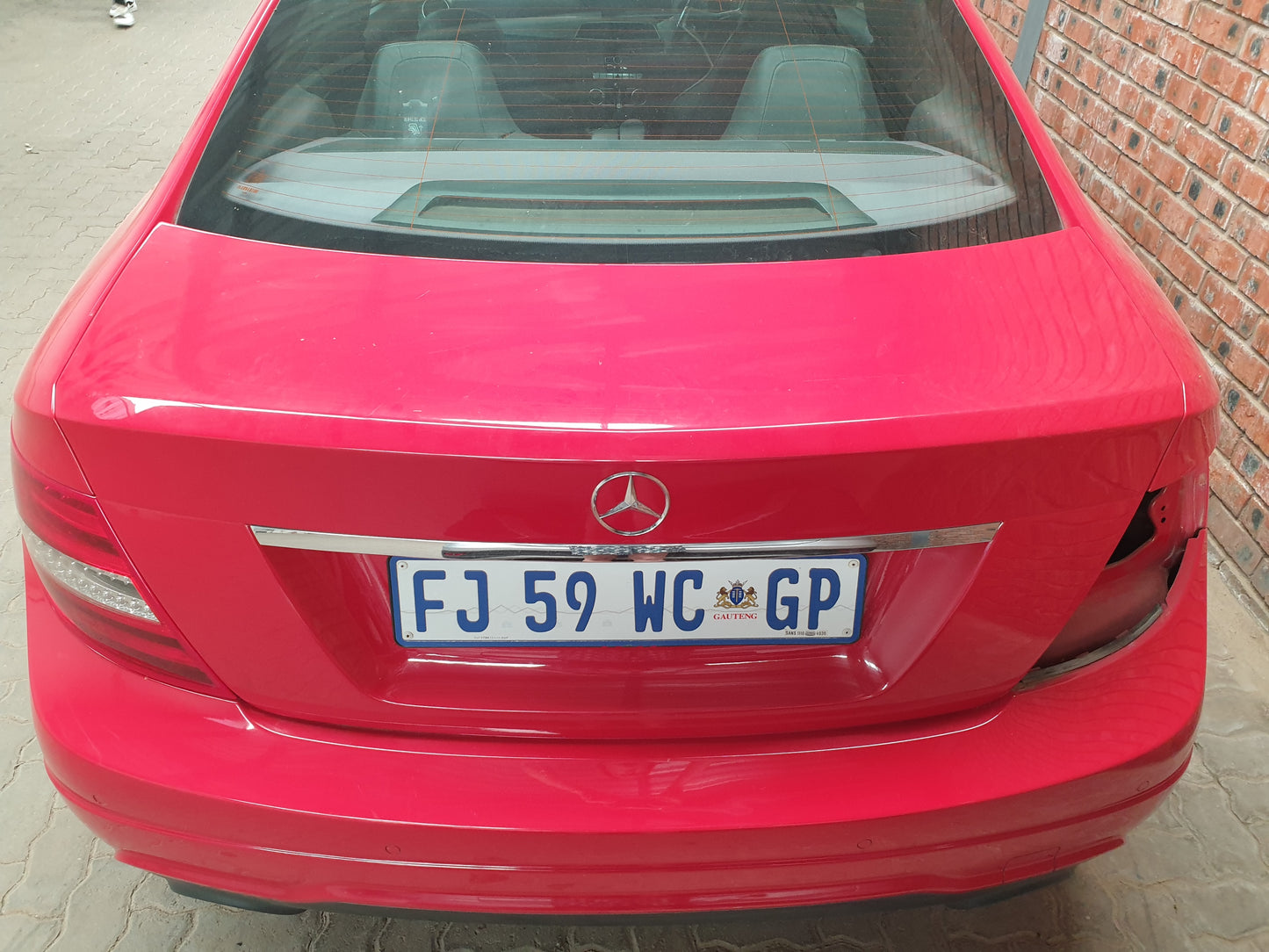 Mercedes-Benz C-Class W204 Two Door Stripping For Parts