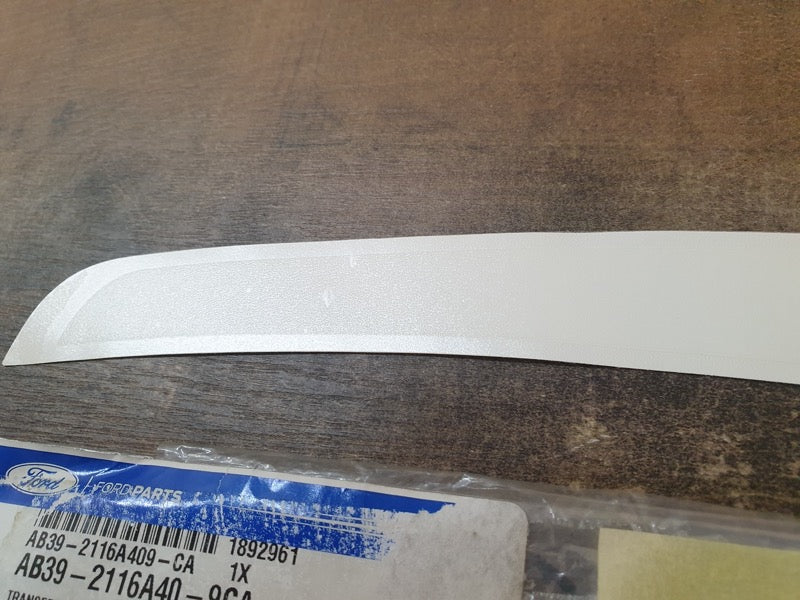Original New Ford Ranger Left Rear Fender Anti-Chipping Stone Decal Protective Foil