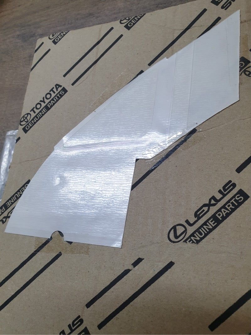 Original New Toyota Corolla Quest Right Rear Door Anti-Chipping Stone Decal Protective Foil