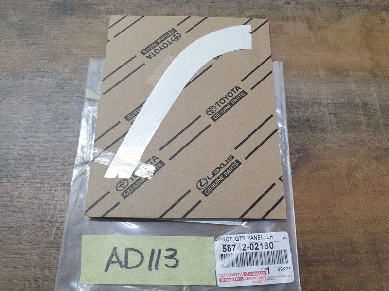Original New Toyota Corolla Left Rear Side Panel Anti-Chipping Stone Decal Protective Foil