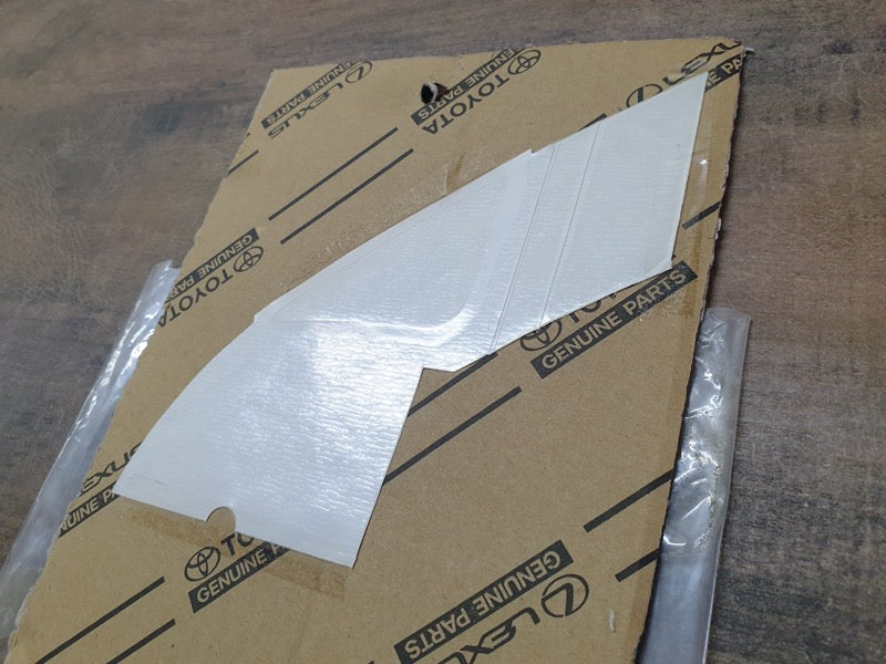 Original New Toyota Corolla Quest Right Rear Door Anti-Chipping Stone Decal Protective Foil