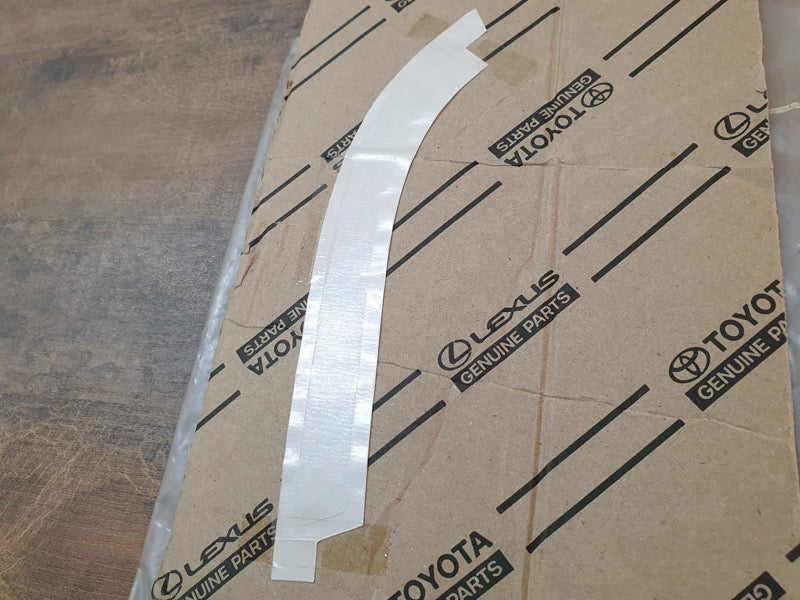Original New Toyota Hilux Left B-Post Anti-Chopping Stone Decal Protective Foil