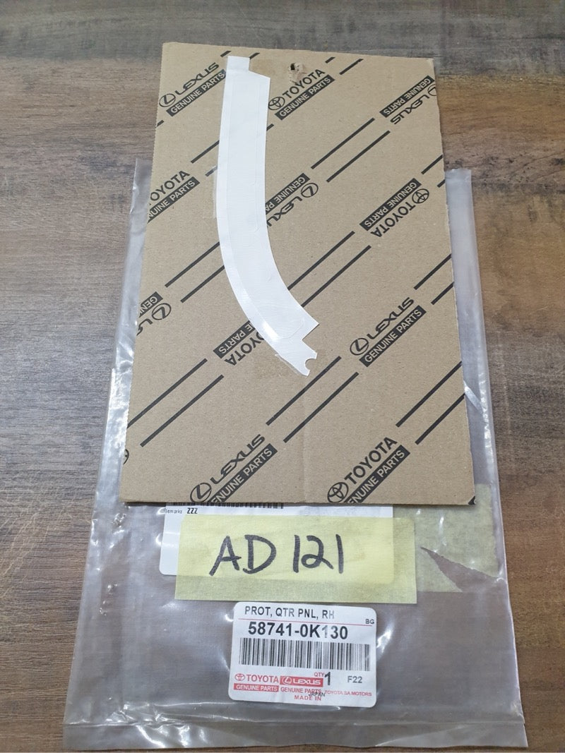 Original New Toyota Hilux Right B-Post Anti-Chopping Stone Decal Protective Foil