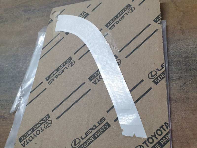 Original New Toyota Corolla Right Rear Side Panel Anti-Chipping Stone Decal Protective Foil