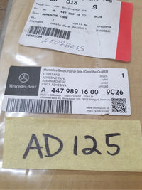 Original New Mercedes-Benz V-Class W447 2022 Right Front Sliding Door Blackout Foil