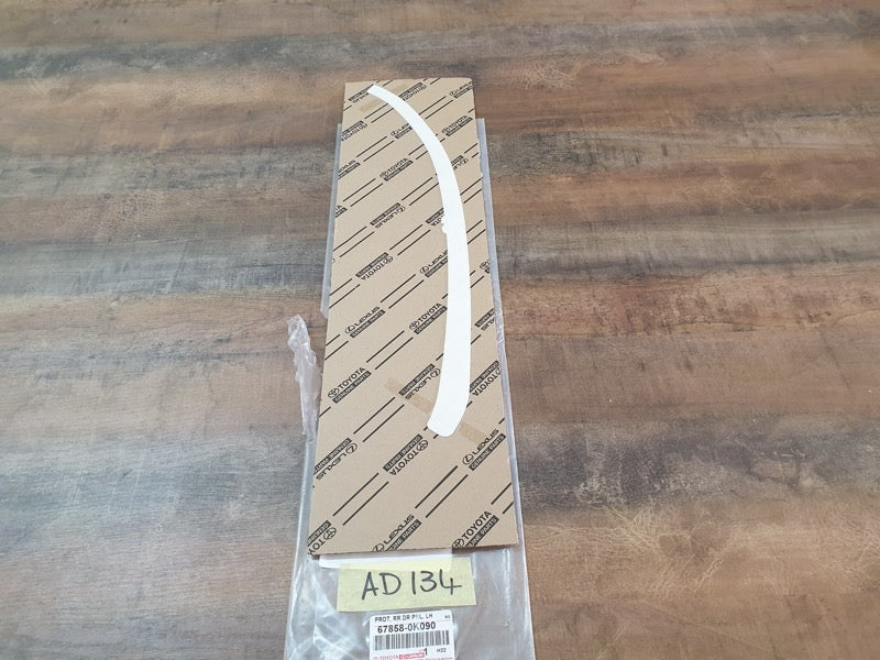 Original New Toyota Hilux Left Rear Door Anti-Chipping Stone Decal Protective Foil