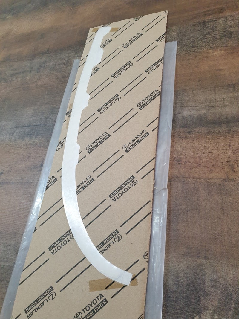 Original New Toyota Hilux Left Rear Door Anti-Chipping Stone Decal Protective Foil