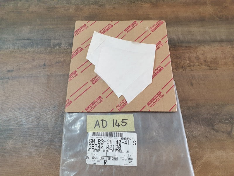 Original New Toyota Corolla Quest Left Rear Side Panel Anti-Chipping Stone Decal Protective Foil