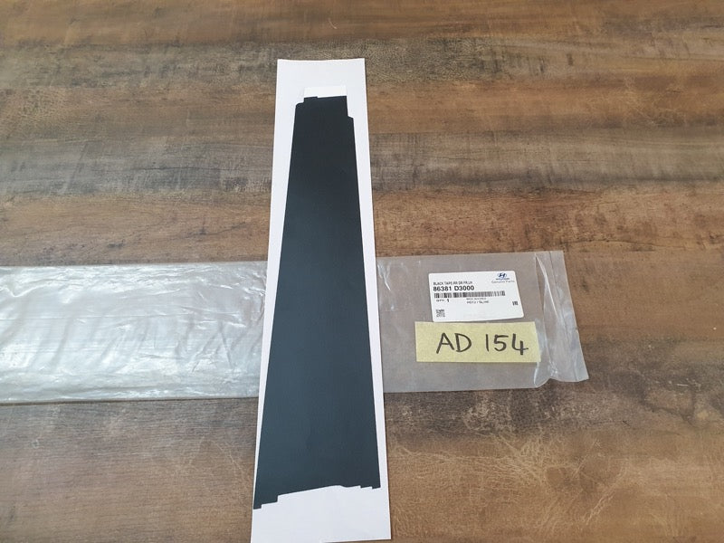Original New Hyundai Tucson 2016 Left Rear Door Blackout Foil