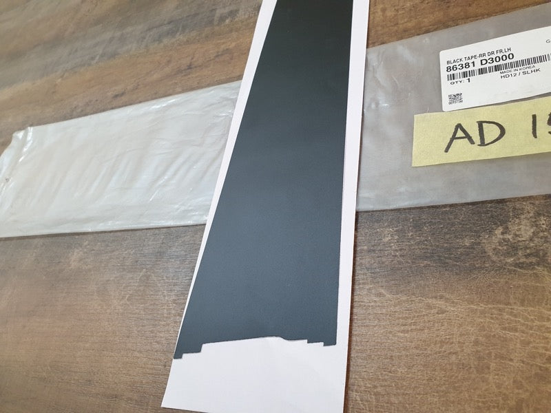 Original New Hyundai Tucson 2016 Left Rear Door Blackout Foil