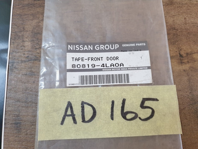 Original New Datsun Go Left Front Door Blackout Foil