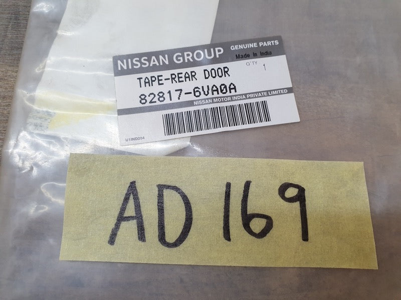 Original Used Nissan Magnite 2021 Left Rear Door Blackout Foil