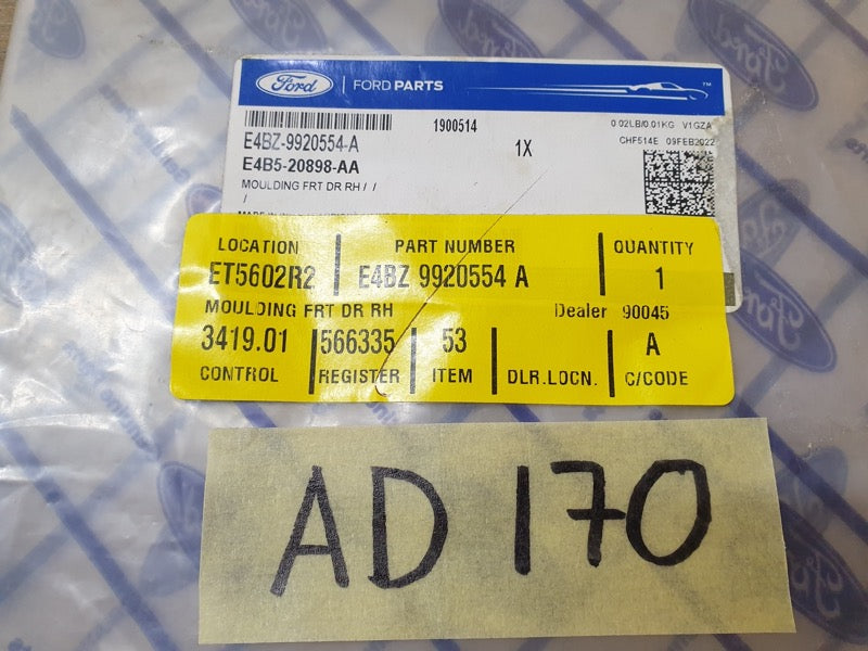 Original Used Ford Figo 2017 Right Front Door Blackout