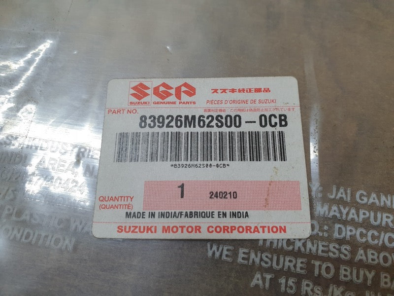 Original New Suzuki S-Presso Left Rear Door Blackout Foil