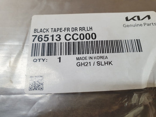 Original New Kia Sonet 2022 Left Front Door Blackout Foil