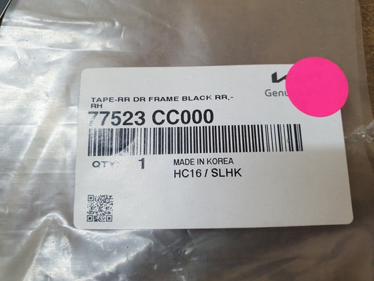 Original New Kia Sonet 2022 Right Rear Door Blackout Foil