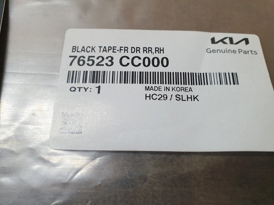 Original New Kia Sonet 2022 Right Front Door Blackout Foil