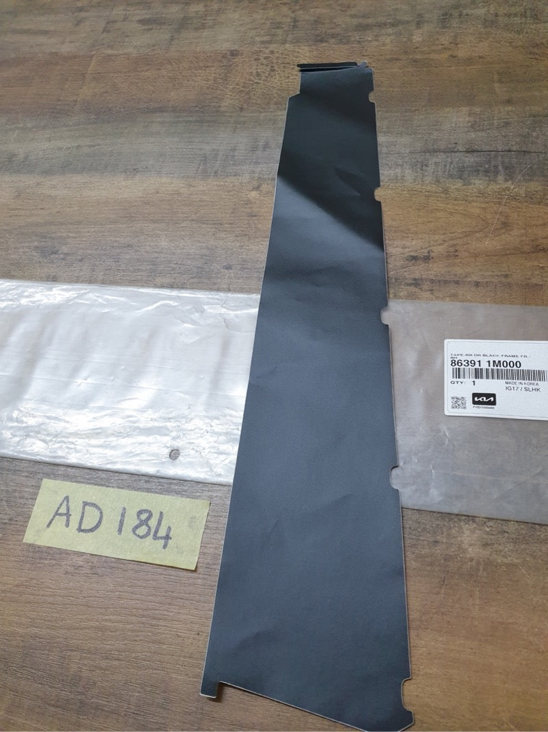 Original New Kia Cerato 2012 Right Rear Door Blackout Foil