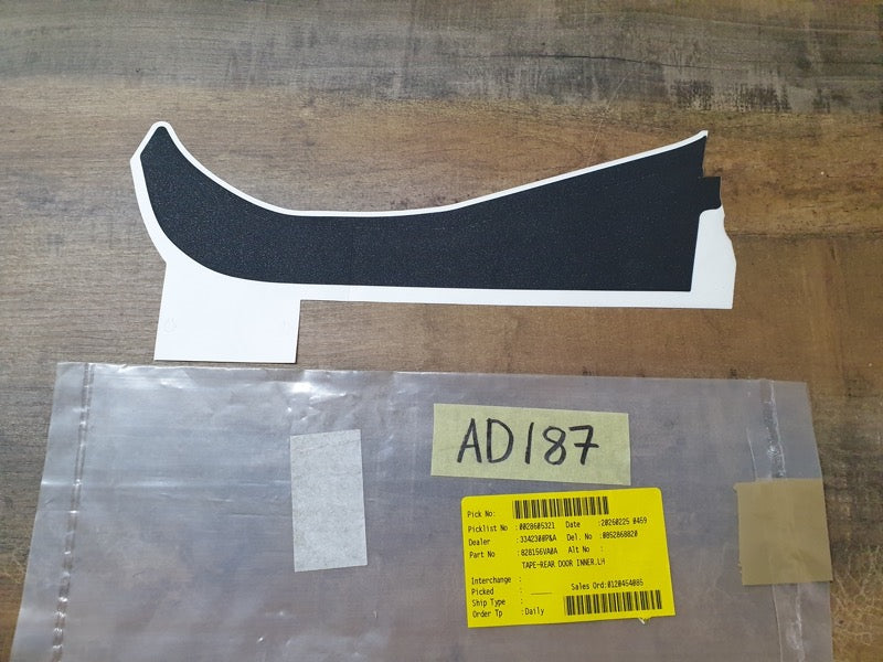 Original New Nissan Magnite 2022 Left Rear Door Upper Blackout Foil