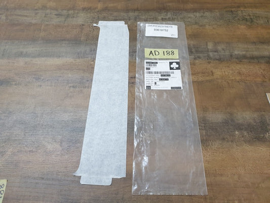 Original New Isuzu D-Max RT50 Right Rear Door Blackout Foil