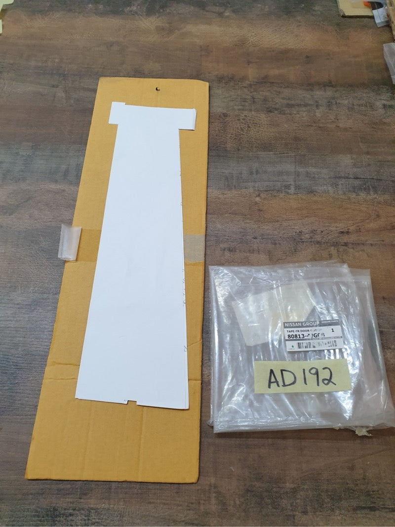 Original New Nissan Navara Left Front Door Blackout Foil