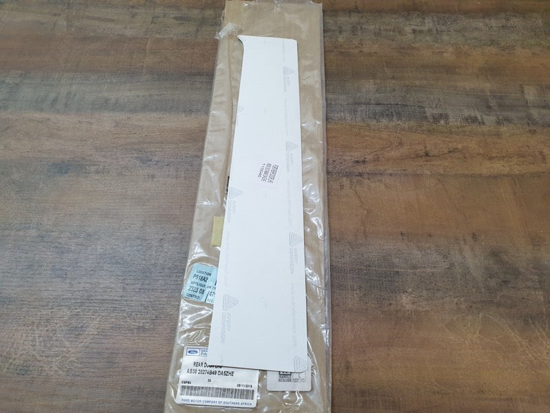 Original New Ford Ranger Left Rear Door Blackout Foil