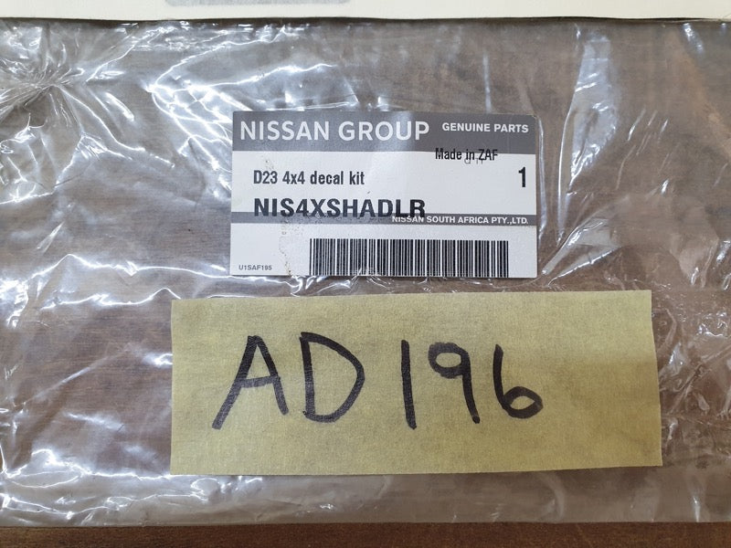 Original New Nissan Navara D23 '4x4' Sticker