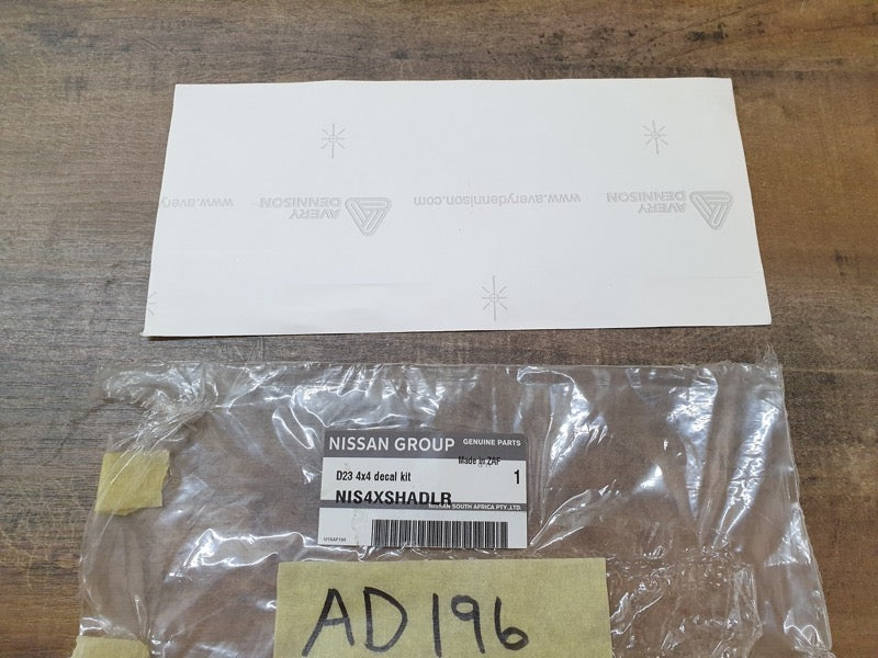 Original New Nissan Navara D23 '4x4' Sticker