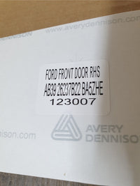 Original New Ford Ranger Right Front Door Blackout Foil