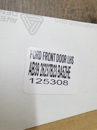 Original New Ford Ranger Left Front Door Blackout Foil