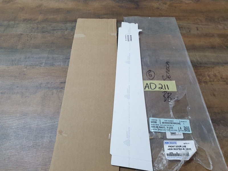 Original New Ford Ranger Left Front Door Blackout Foil