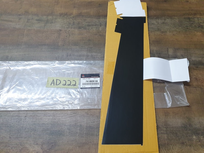 Original New Mitsubishi Pajero Triton 2022 Left Front Door Blackout Foil