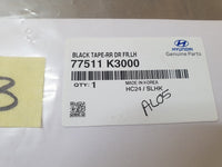 Original New Hyundai Venue Motion 2024 Left Rear Door Blackout Foil