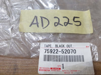 Original New Toyota Yaris Left Front Door Blackout Foil