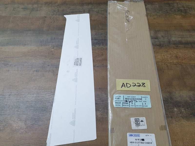 Original New Ford Ranger Right Front Door Blackout Foil
