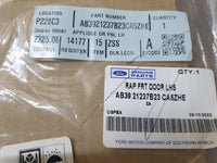 Original New Ford Ranger 2018 Left Front Door Blackout Foil